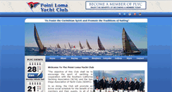 Desktop Screenshot of pointlomayachtclub.org