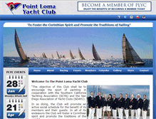 Tablet Screenshot of pointlomayachtclub.org